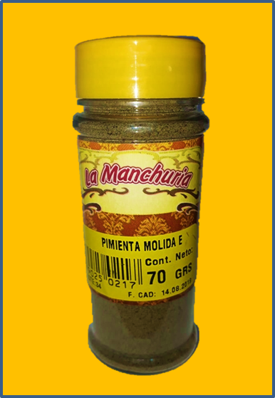 PIMIENTA MOLIDA
70 GRS