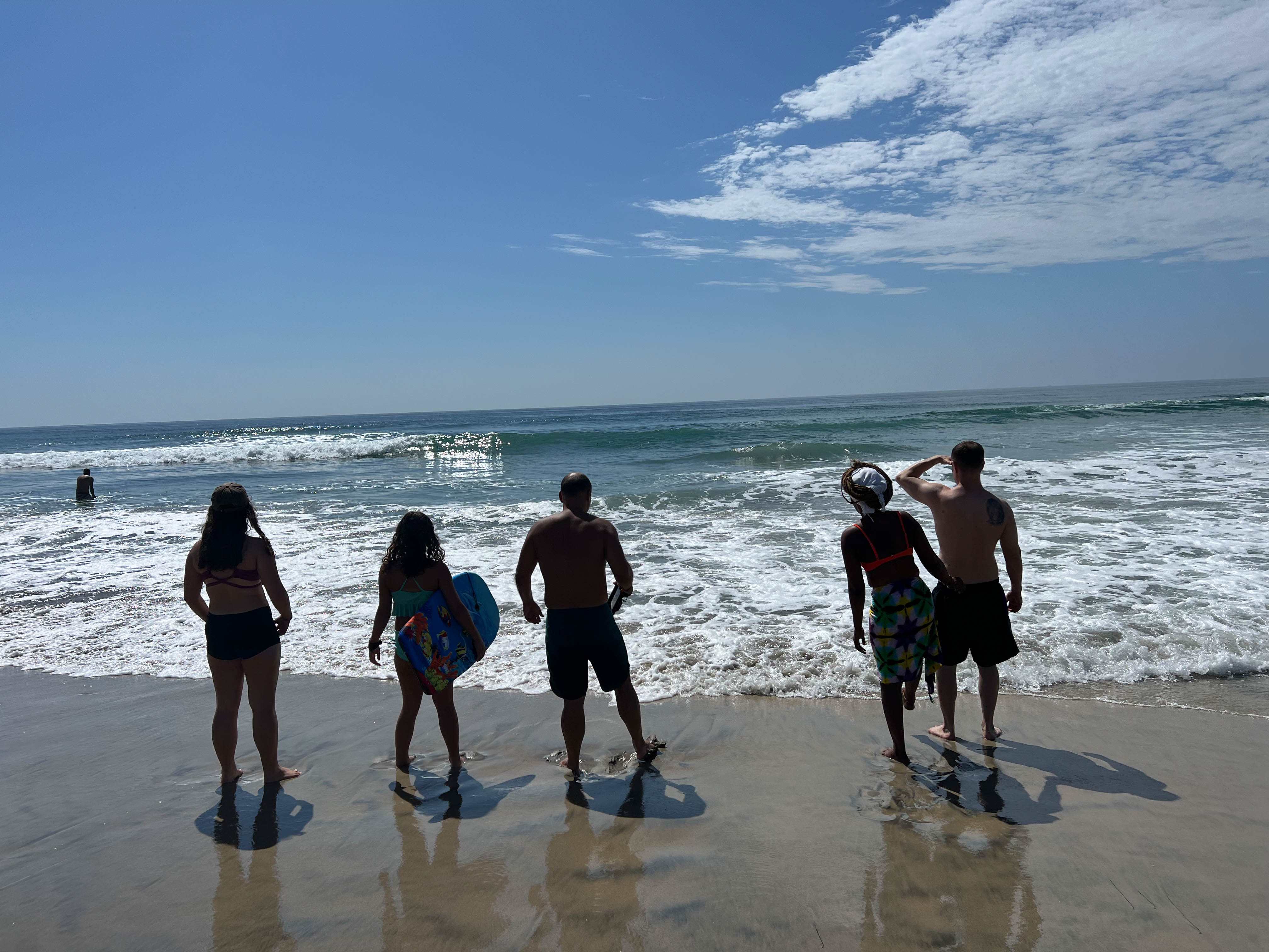 At the beach with Stefan & Fatou