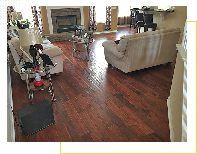 Golden teak acacia flooring 4