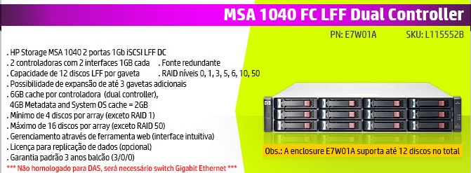 HPe Storage MSA 1040