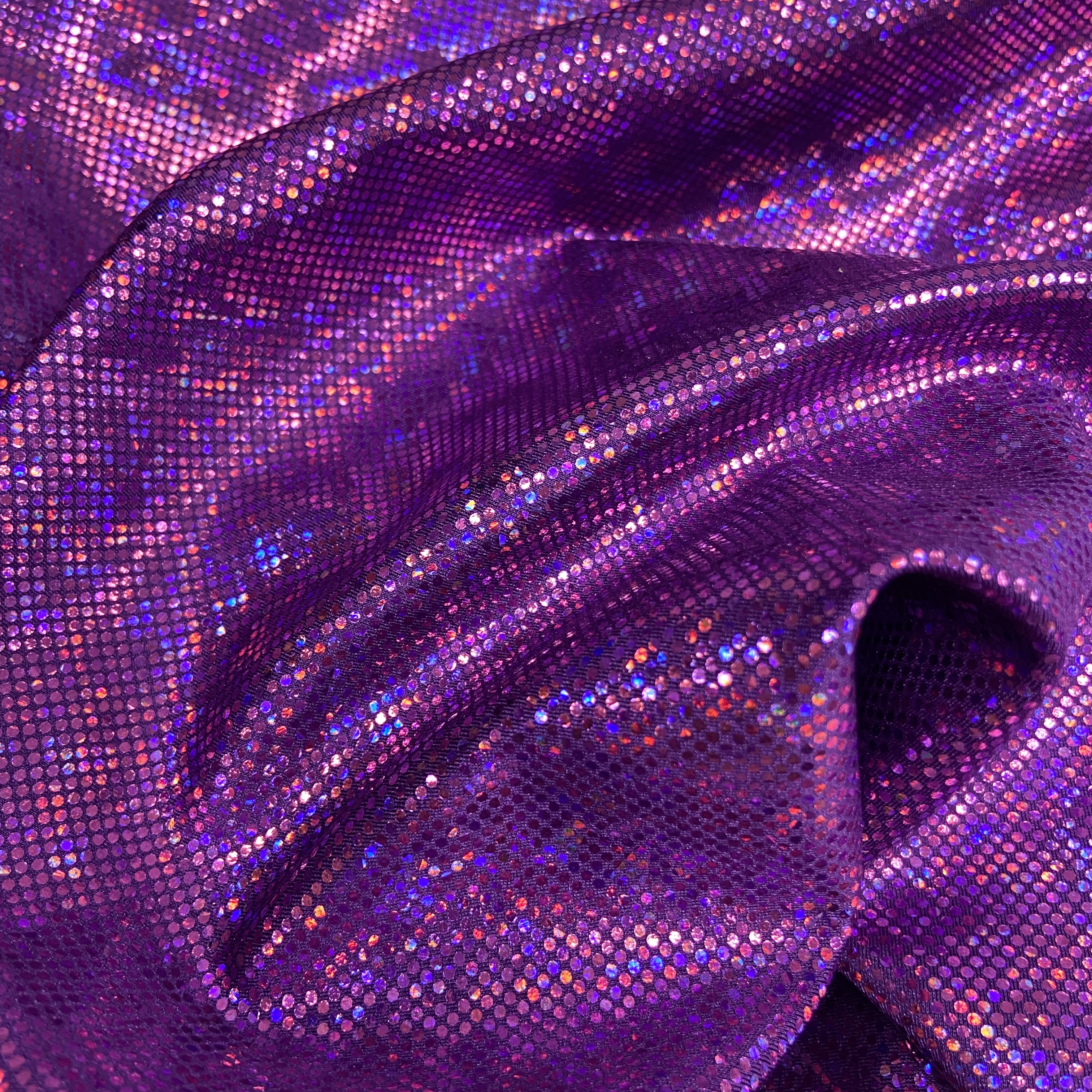 Lilac shattered hologram 