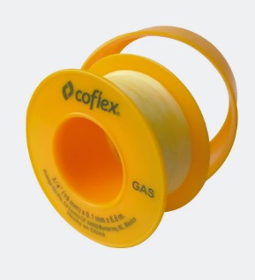 Teflon amarillo para gas