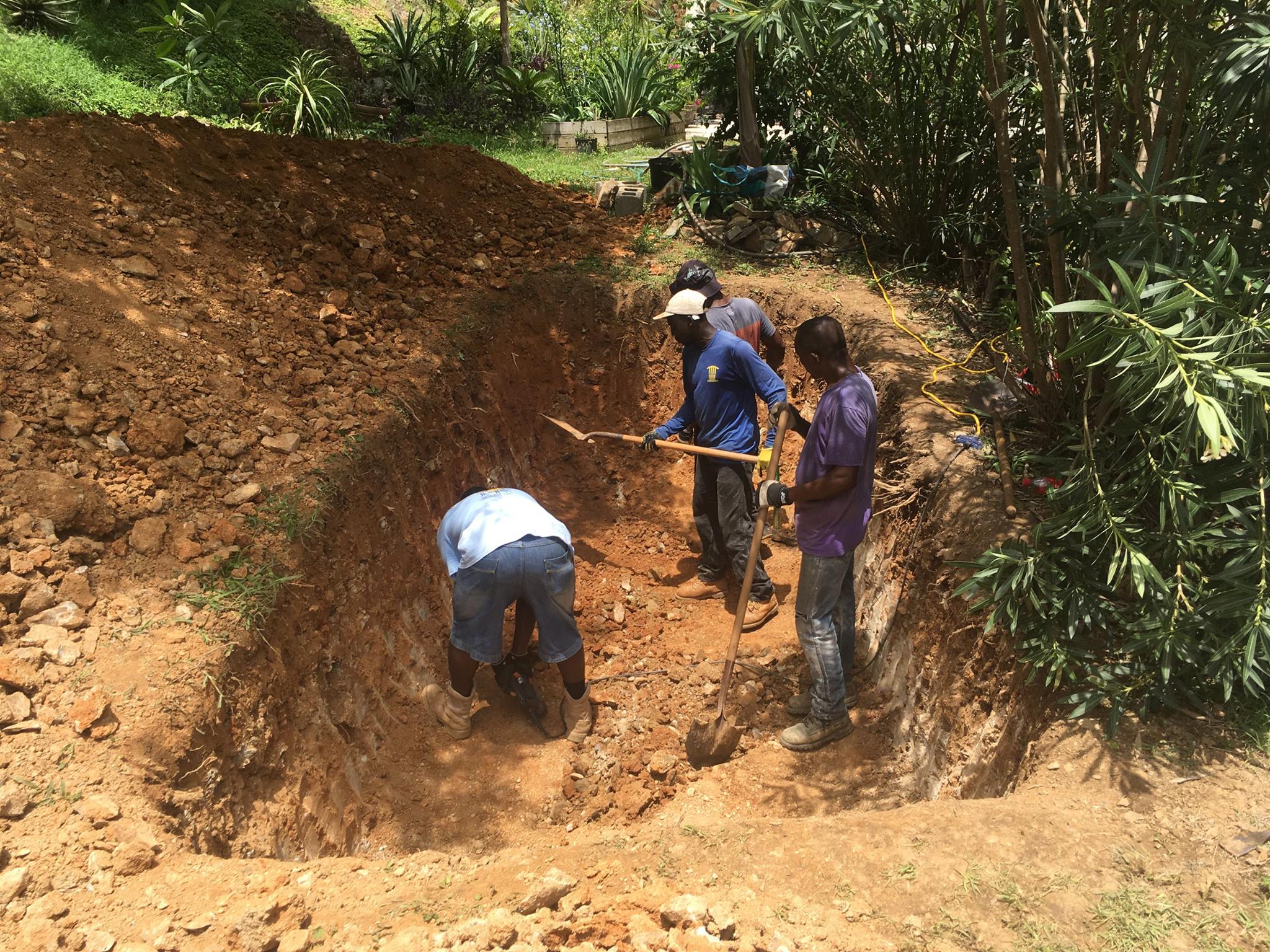 Water Disposal Site Excavation