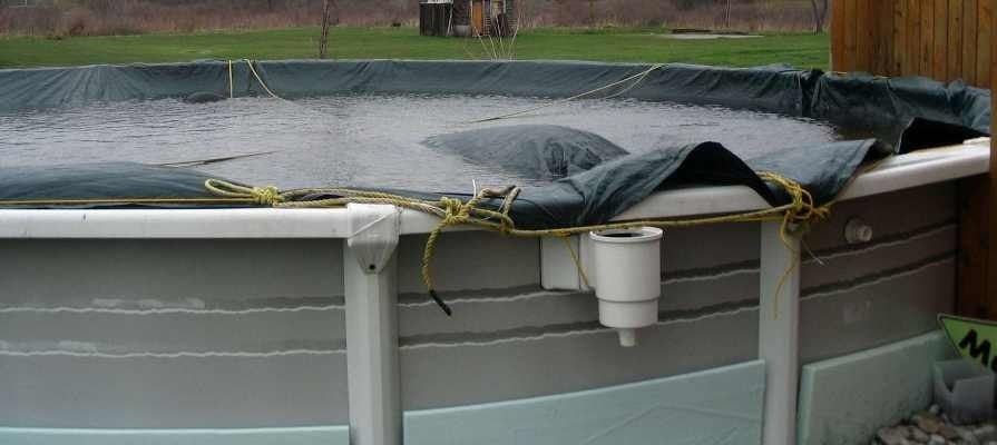 Arctic Blue Covers Above Ground, Above Ground Pool Winter Cover With Deck