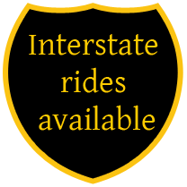 Interstate rides available icon