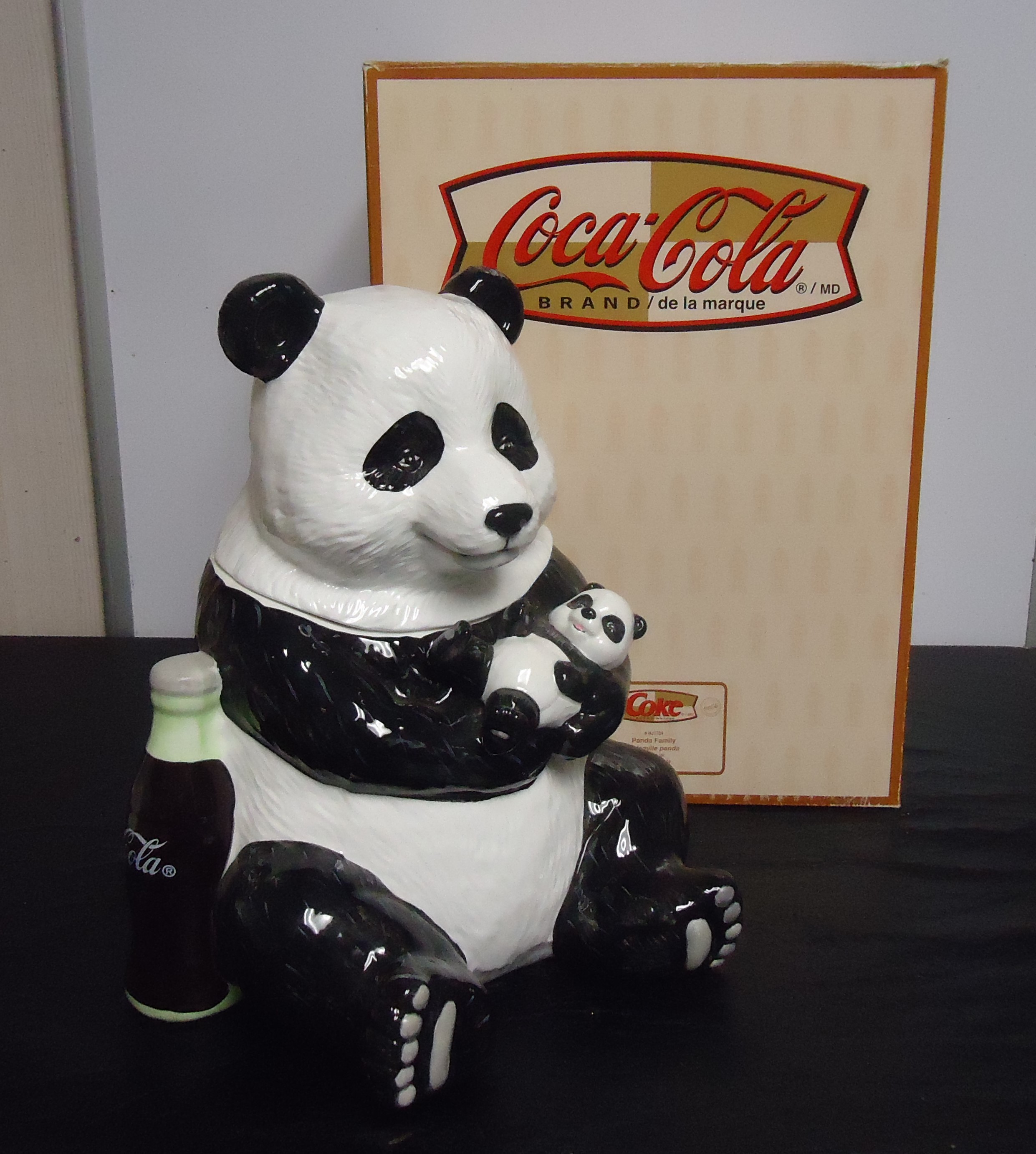 (3)  Panda Family/Coca Cola
Cookie Jar W/ Box
$150.00