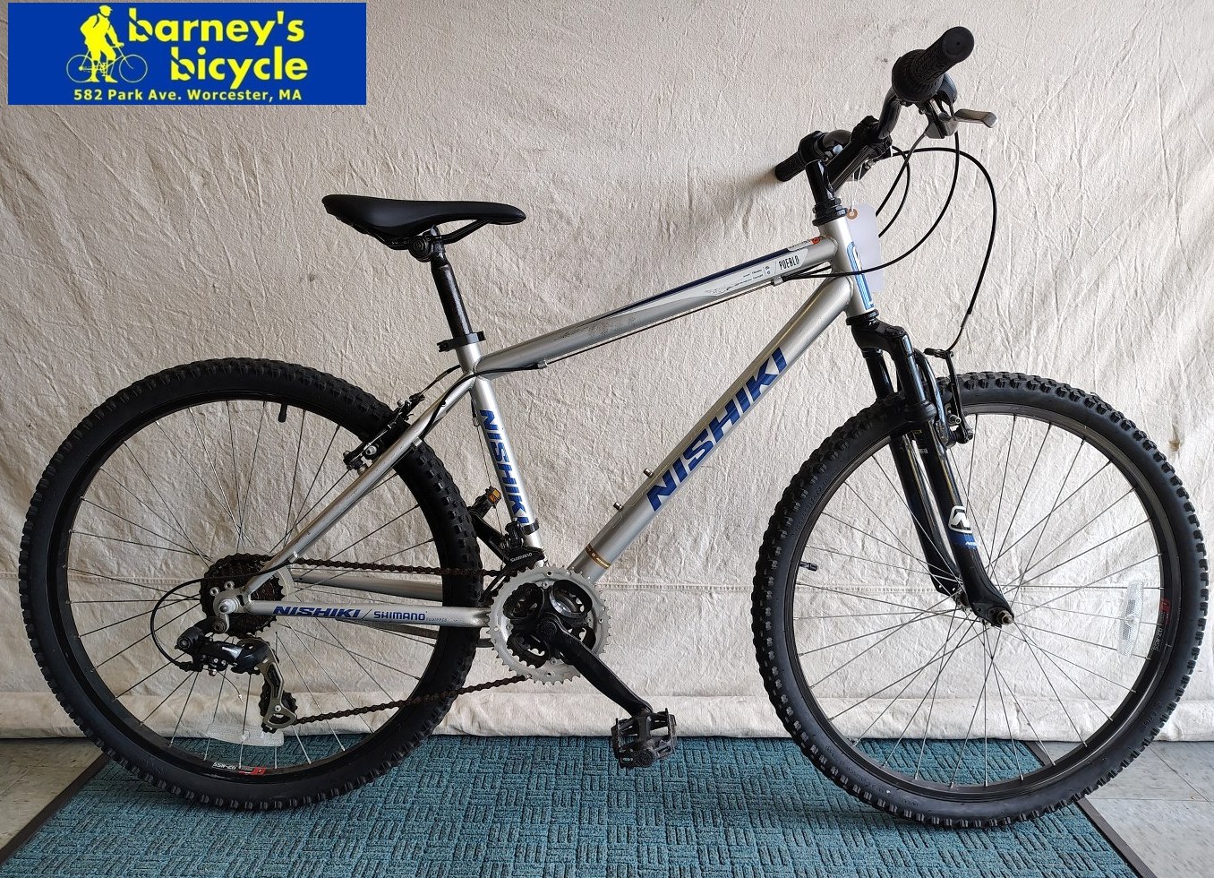 Nishiki Pueblo
Frame Size: 16" SM / Rider Height: 5'4-5'7
Price: $239.00 (Professionally Tuned)