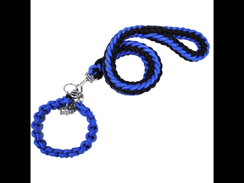 CORREA TRENZADA CON COLLAR