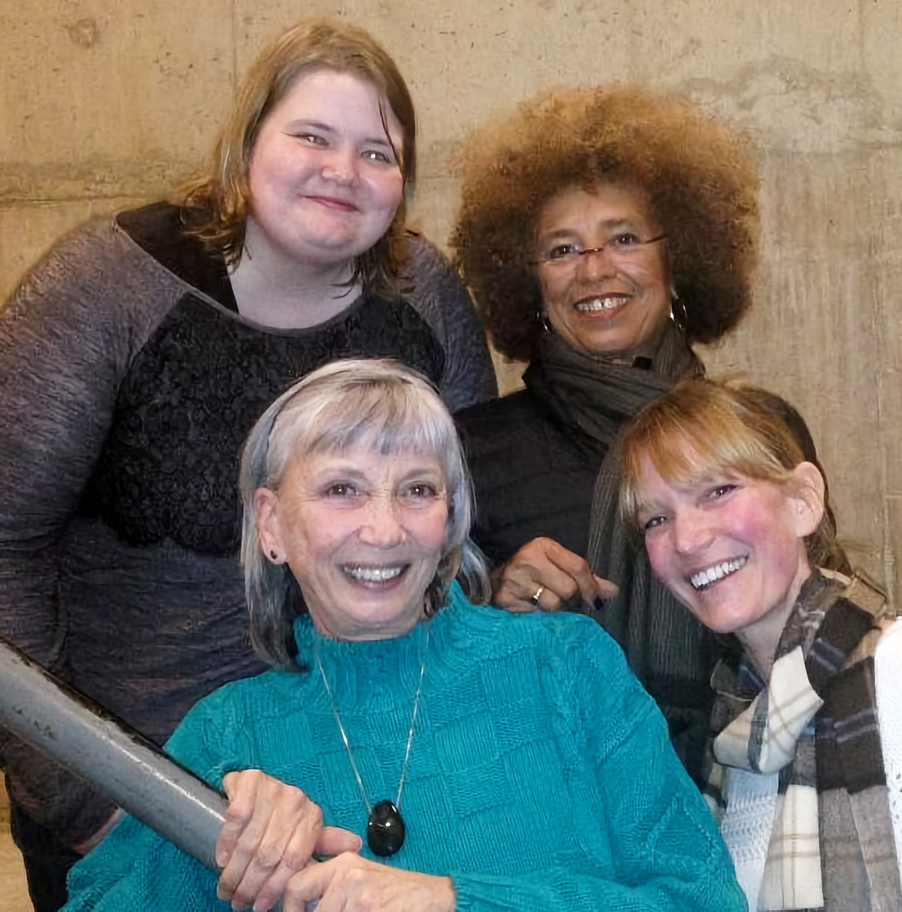 With The Angela Davis at UMass