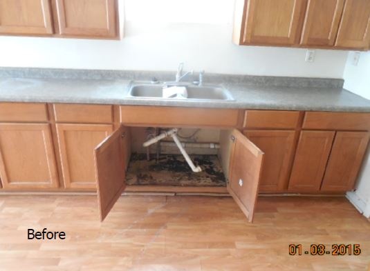 Before Sewer Line Renovation