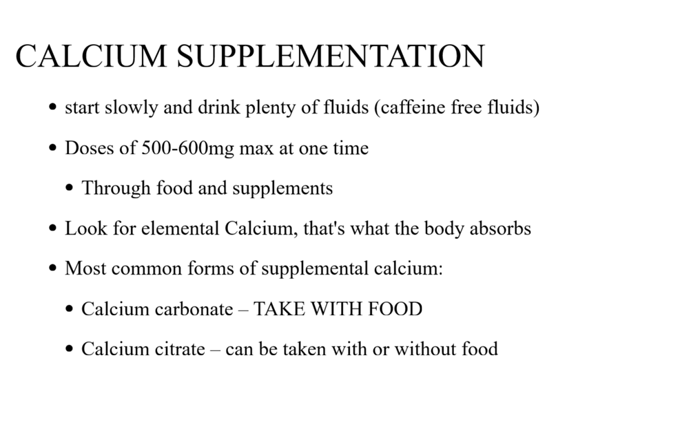Calcium Supplements Calcium Supplements