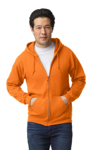 SUDADERA CON CIERRE Y CAPUCHO ADULTO