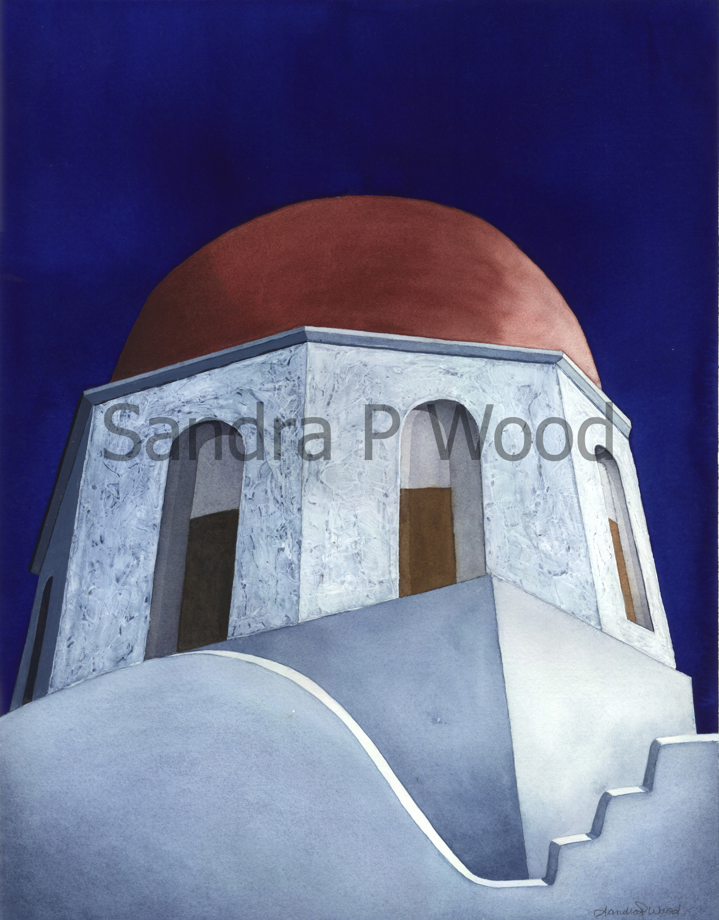 GREEK TOP
(watercolor)
2nd Place, Village Gallery of the Arts
Artist of the Month, Village Gallery of the Arts

