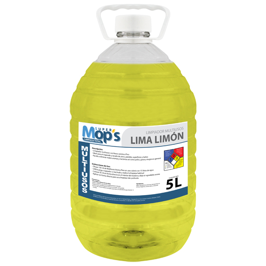 LIMPIADOR MULTIUSOS 5 LITROS
LIMA LIMON