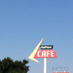 Midpoint Cafe Sign