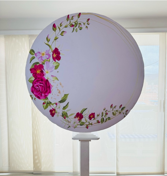 Circulo Efecto 3D Tematico
1.30m diametro x 2.20cm Altura
$80.000