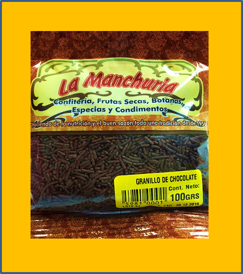 GRANILLO DE CHOCOLATE
100 GRS