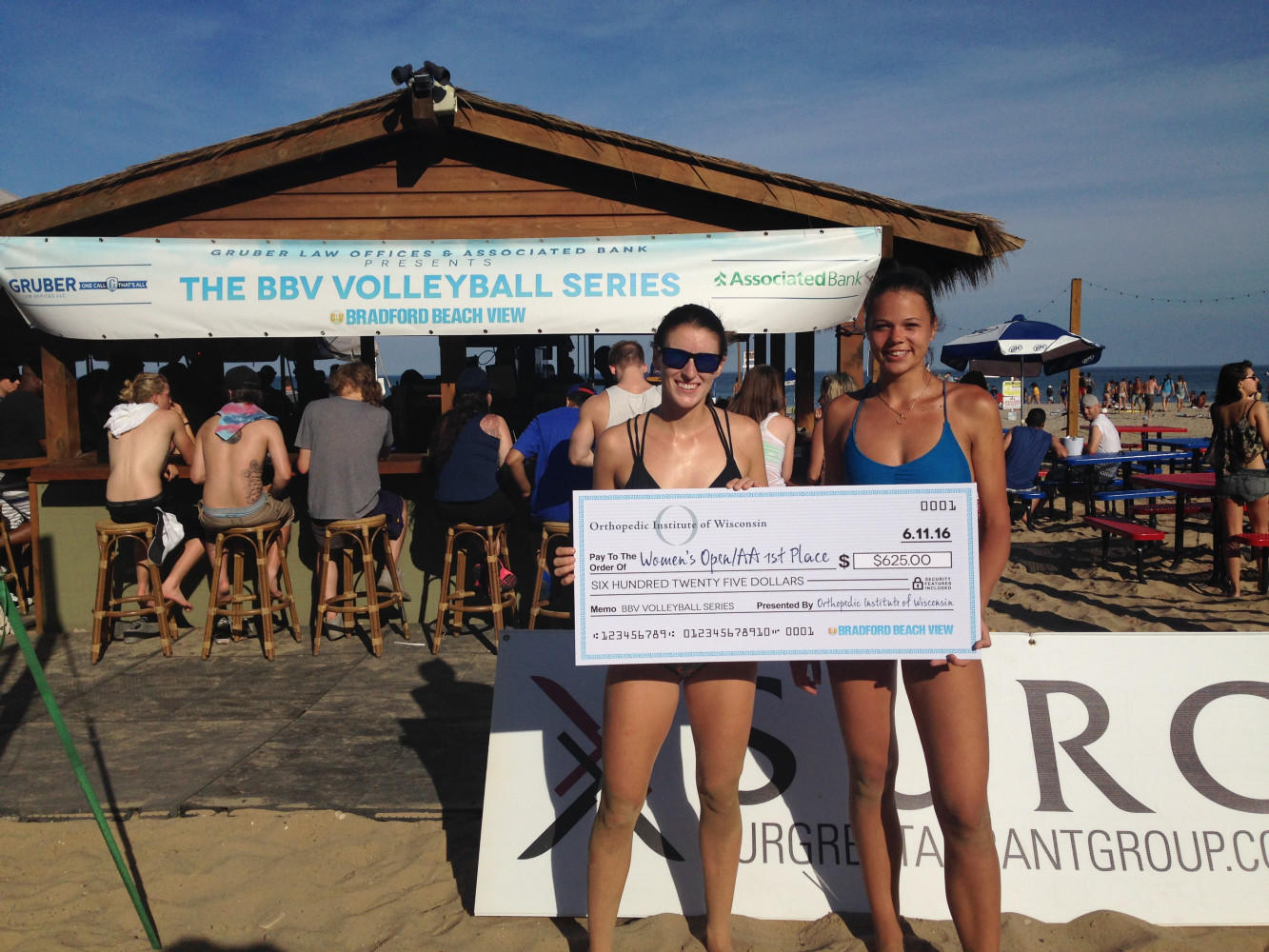 BBV 1 Woman's Open champions Hildreth and Samoday
