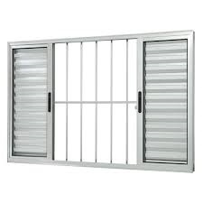 Veneziana Com Grade Modular AlumínioBrilhante