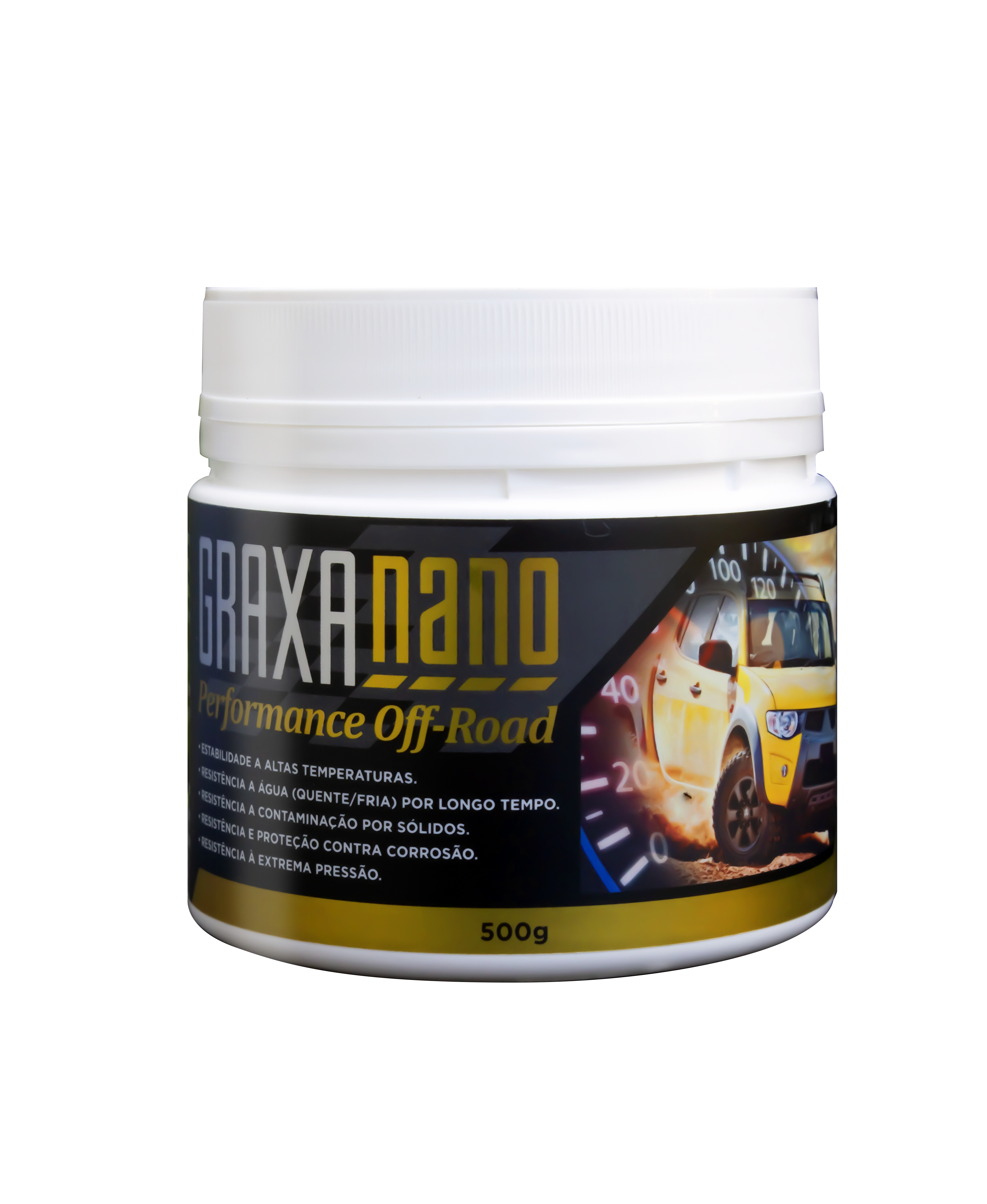 NANO GRAXA: aderência insuperável. Suporta Contaminação severa, altas cargas e temperaturas elevadas. Repele água.