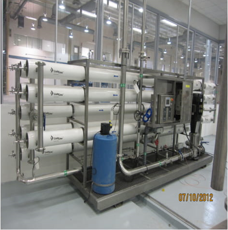 Osmosis inversa
para 70,000 lts
de agua cruda