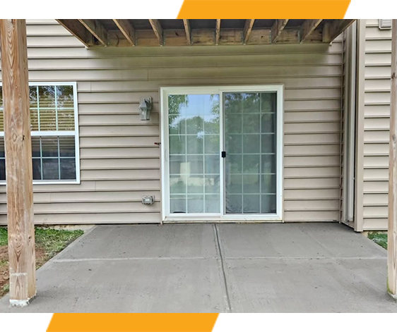 Completed decking project