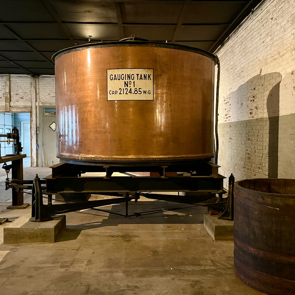 Old Gauging Tank - Old Samuels Distillery 