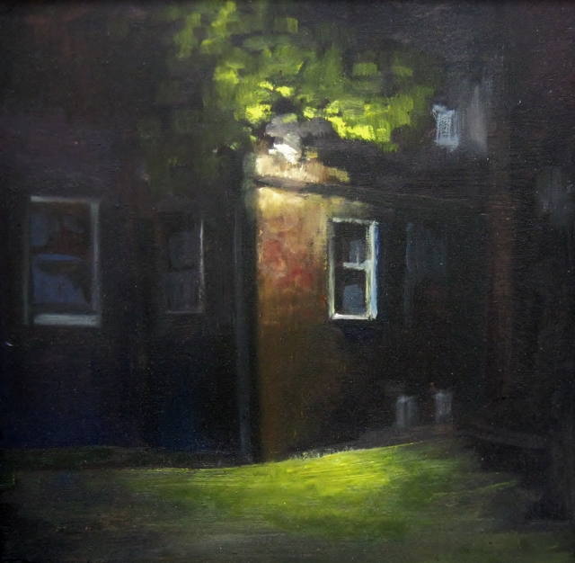 Sturtevant, Night Light, 8" x 8" Oil 