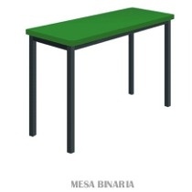 MESA BINARIA POLIPROPILENO