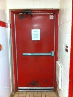 Door/Frame to be replaced.