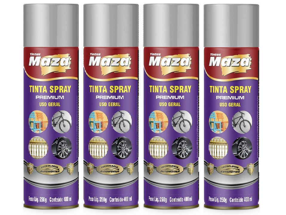 TINTA SPRAY FOSCO
PRIMER RÁPIDO CINZA
INTERIOR EXTERIOR