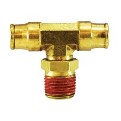 Brass PTC Swivel Male Branch Tee
