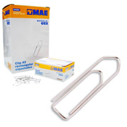 CLIP RECTANGULAR NO. 2 MAE
CON 100 PIEZAS, SUJETA 20 HOJAS