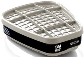 FILTRO CONTRA VAPORES ORGANICOS 3M EJ6001