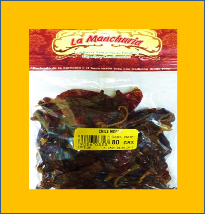 CHILE MORITA
80 GRS