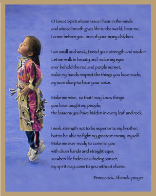Native American prayer