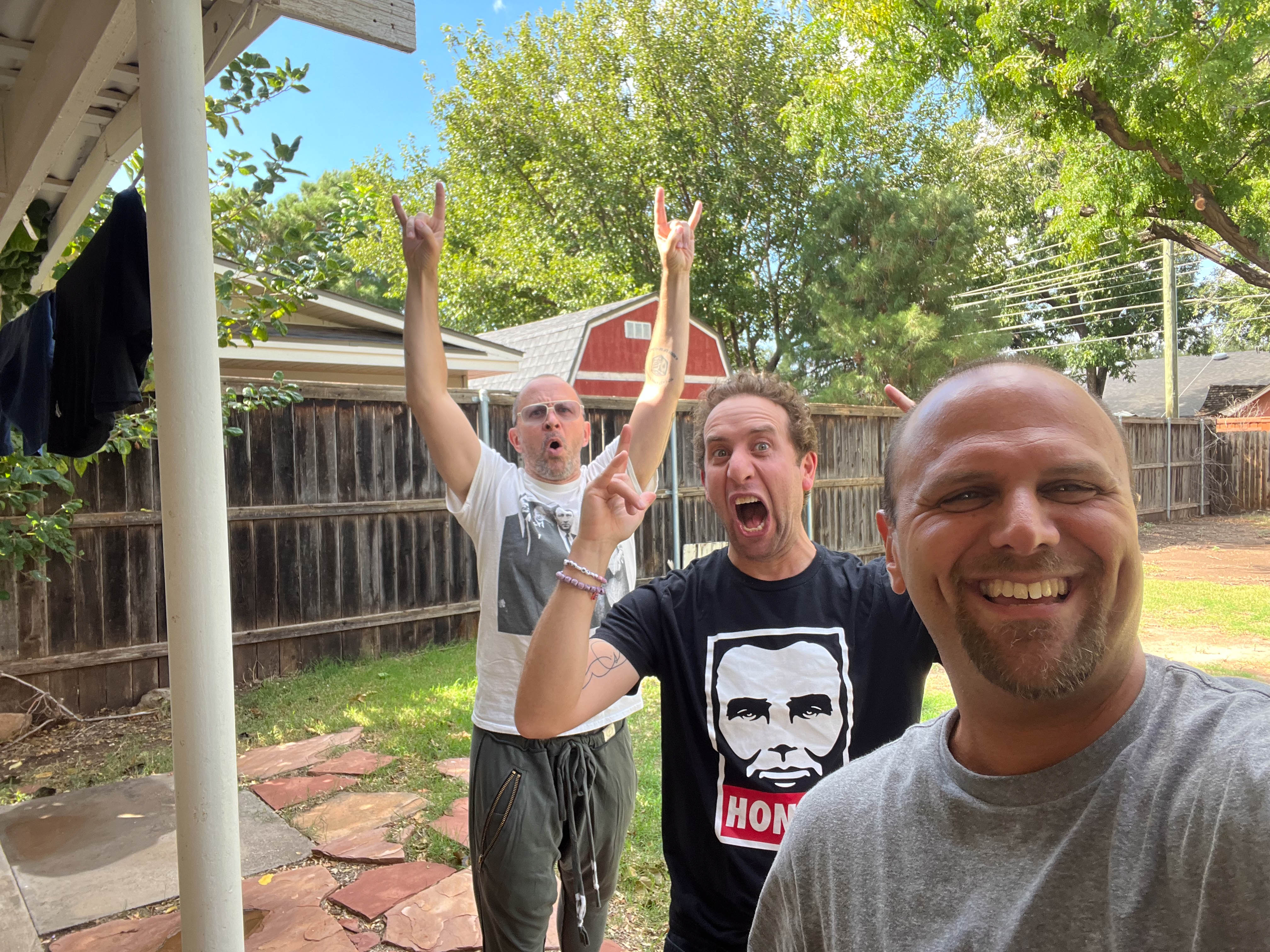 Daddy moved to Lubbock and lived with Nick and Drew