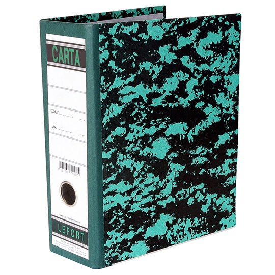 REGISTRADOR LEFORT CLASICO CARTA
COLOR VERDE MARMOLEADO
ARTÍCULO: REGISTRADOR
MATERIAL: DE CARTON
TIPO: MARMOLEADO CLASICO
COLOR: VERDE
PULGADAS: 3 PULGADAS