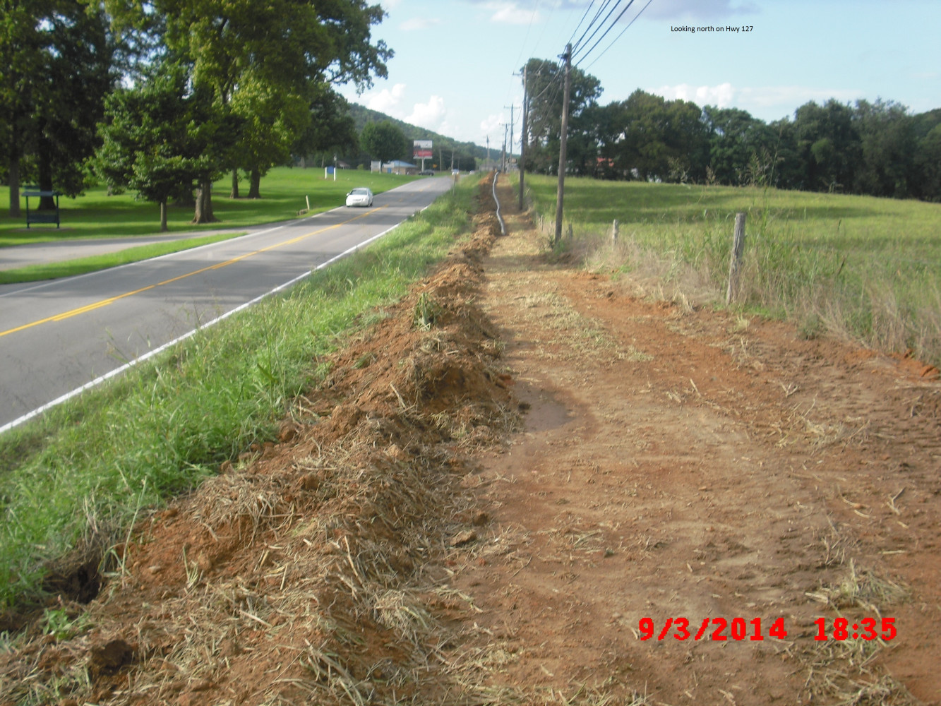 Looking North On Hwy 127 View 1