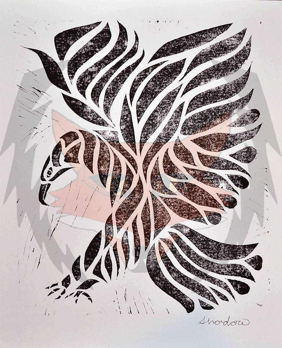 Tribal Eagle Print