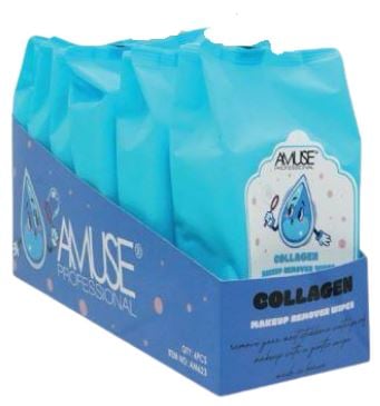 AM623
COLLAGEN MAKEUP REMOVER WIPES 30CT
UPC 4713616470209
6 PACK DISPLAY
