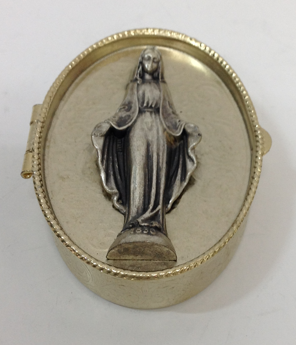 PASTILLERO CON RELIEVE MEDALLA MILAGROSA