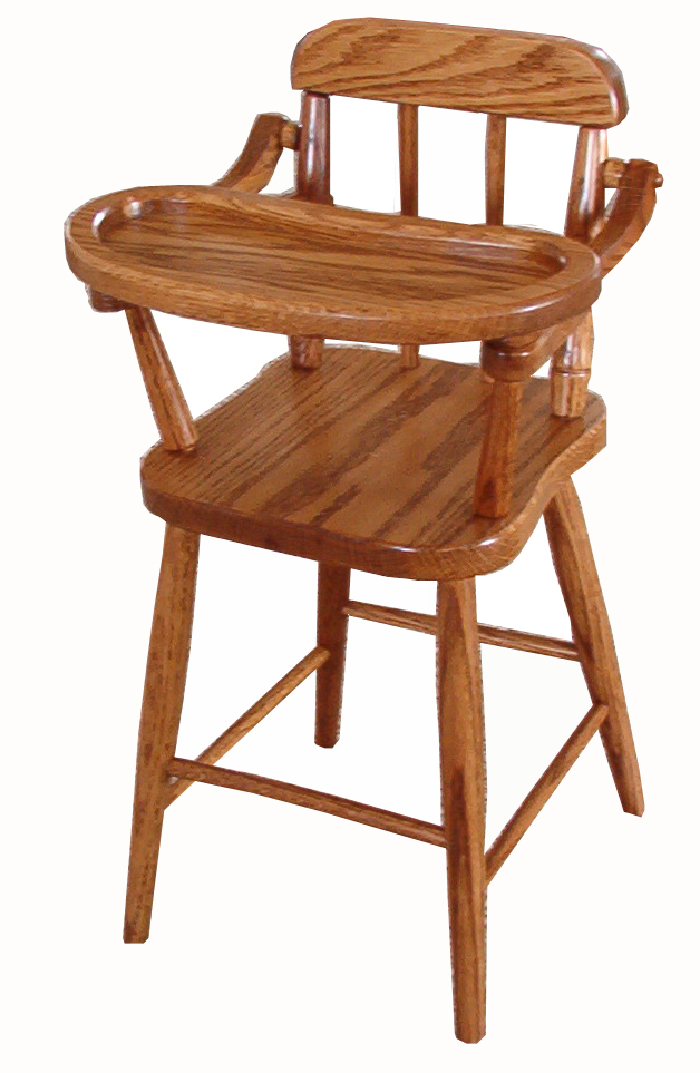 Spindle Doll Highchair-#34