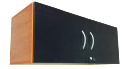 GABINETE AÉREO.
Elaborado en melamina color a seleccionar por el Cliente.
Puertas Abatibles.
Tiempo de Fabricación: 2-3 días hábiles.
