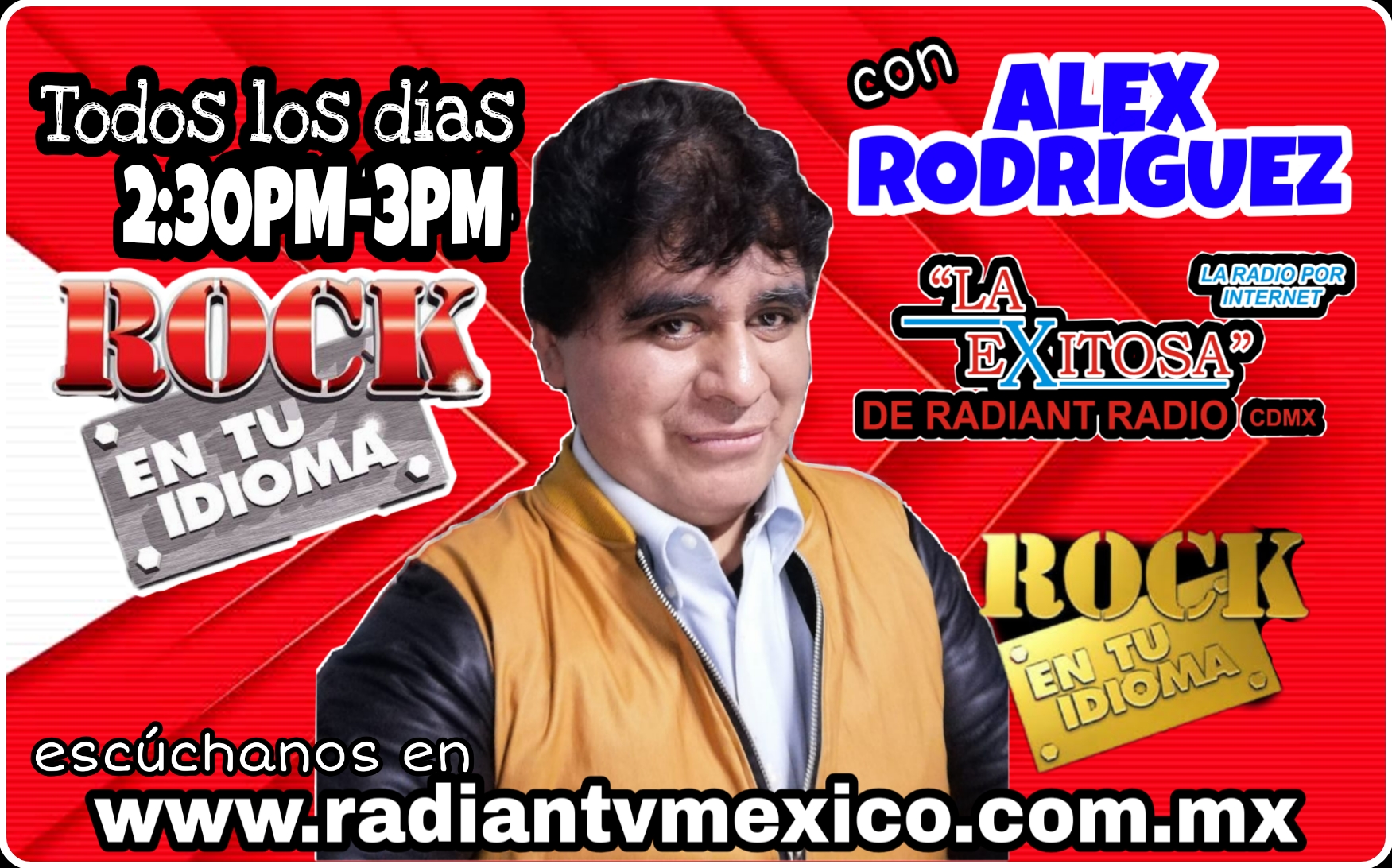 ROCK EN TU IDIOMA CON ALEX RODRIGUEZ LA EXITOSA 