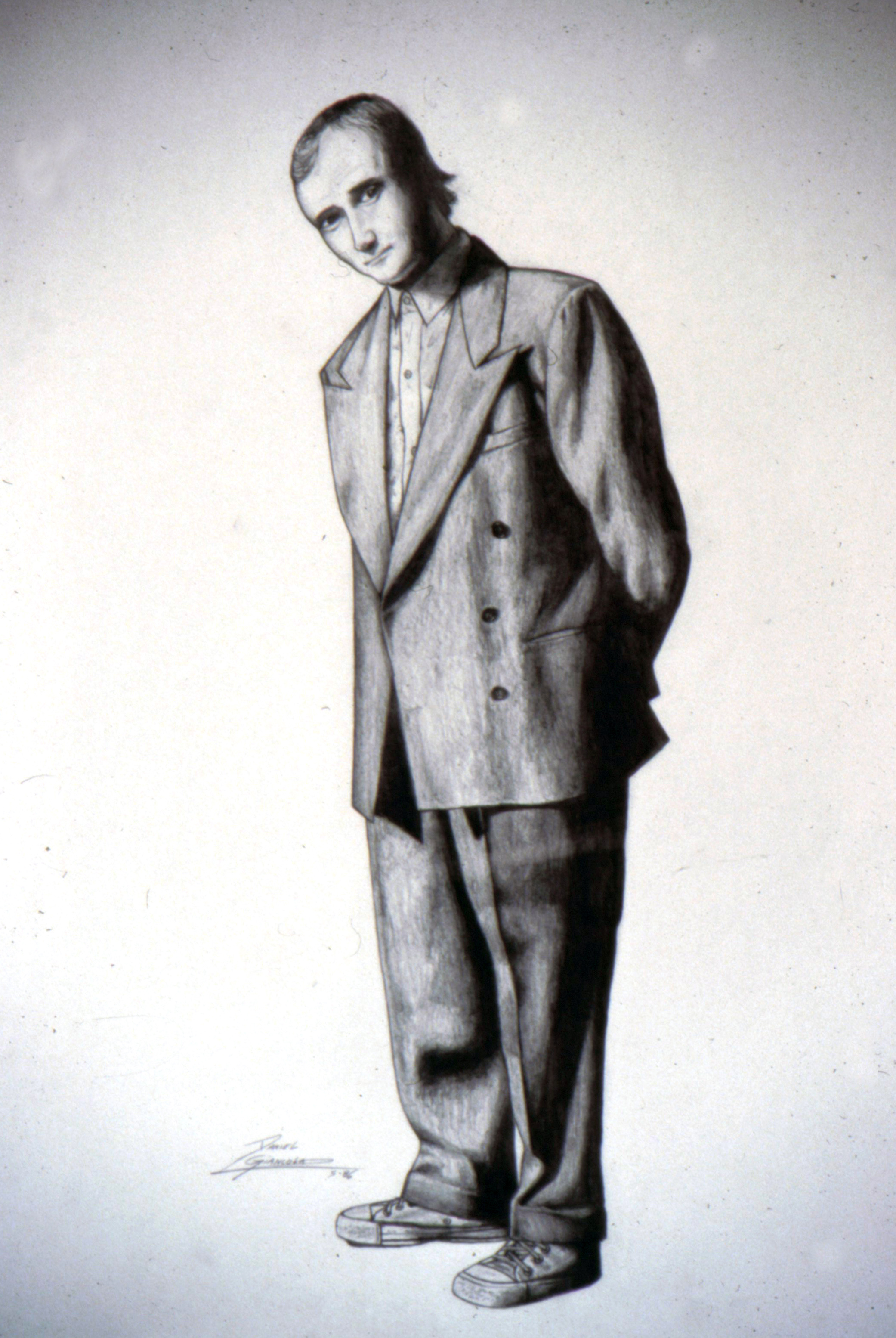 Phil Collins
$250
20" x 15"
Graphite on illustration board
1986