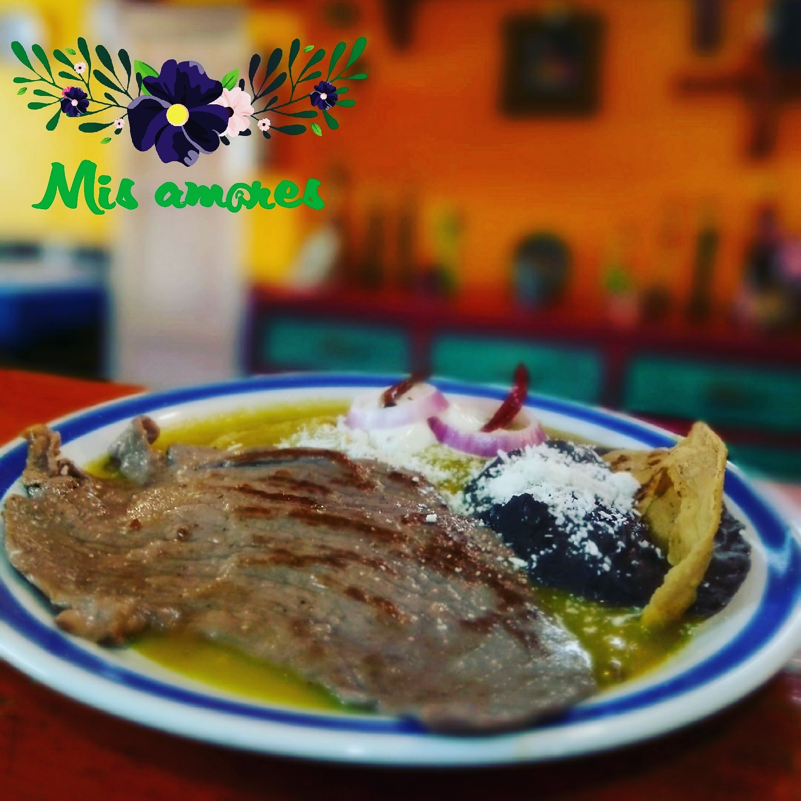 Enchiladas, cecina
