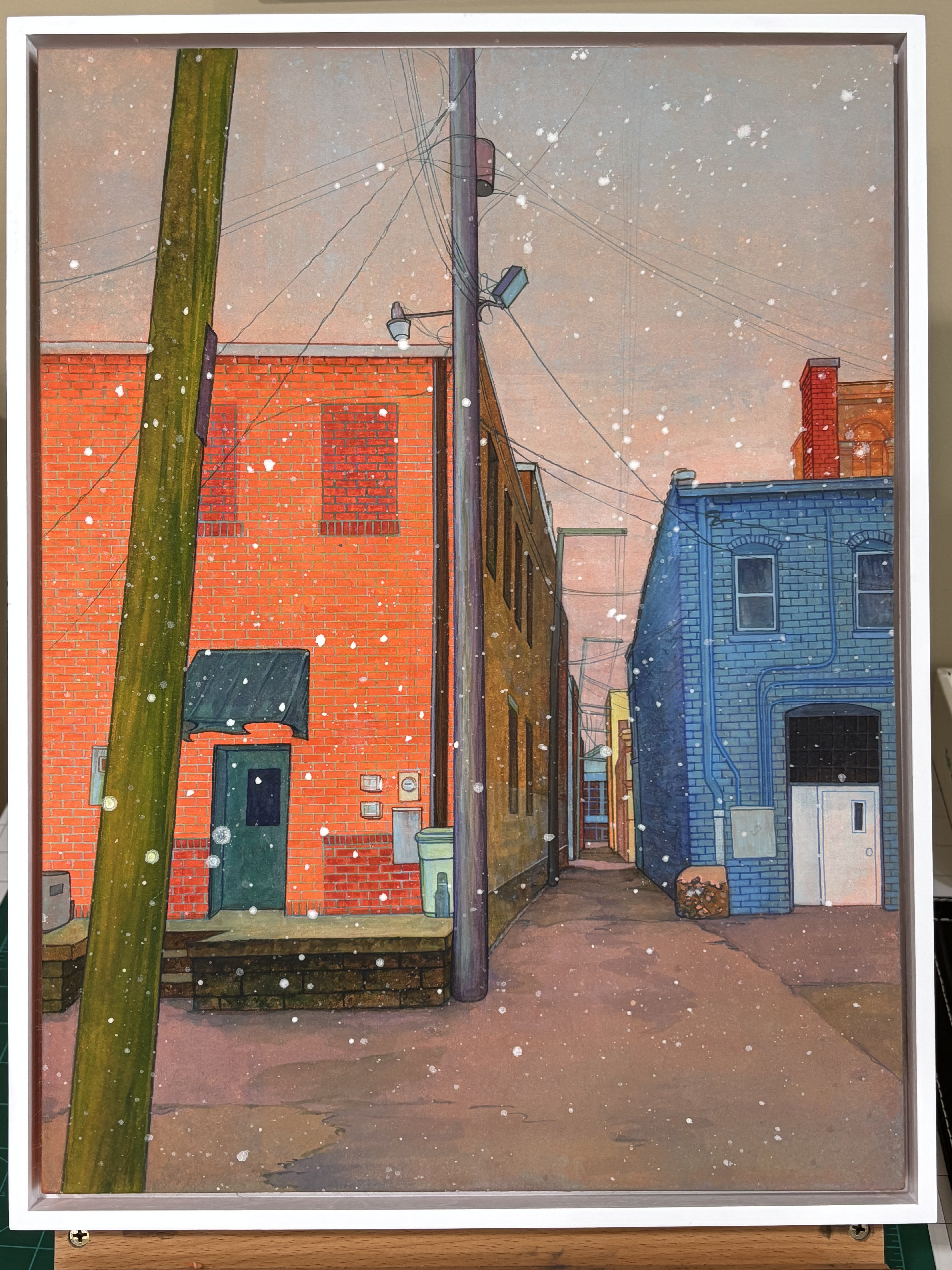 Alleyway in Snow
Watercolor
16" X 12"
$360
SOLD
