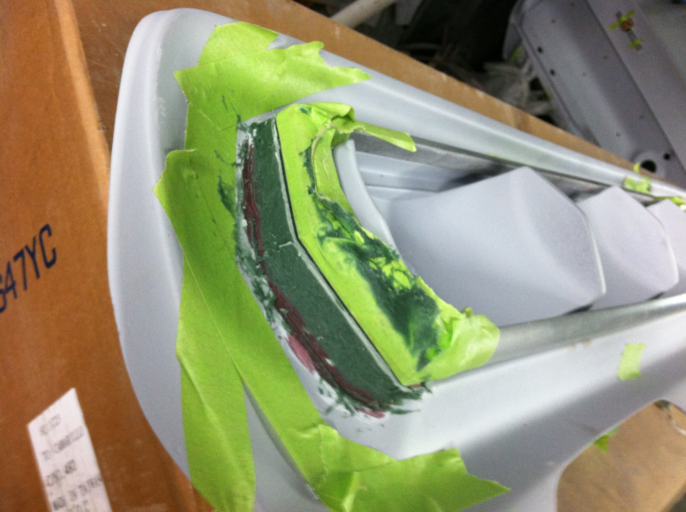 Alter tail panel to fit