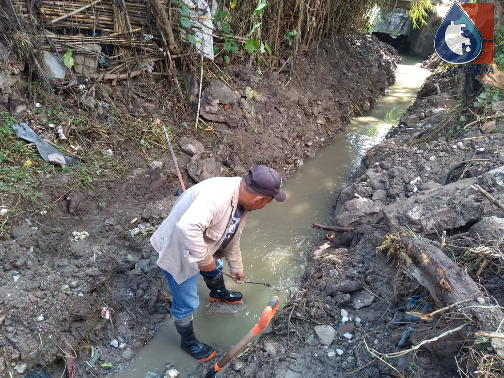 SONDEO DE DRENAJE EN LA BARRANCA DEL TERRERO, C. NARCISO MENDOZA